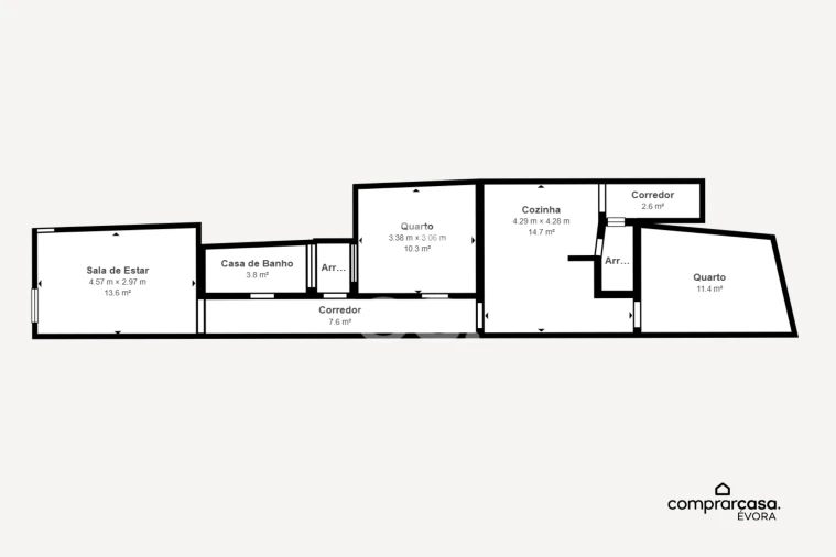 Moradia T2 para Venda em Bencatel Foto 12