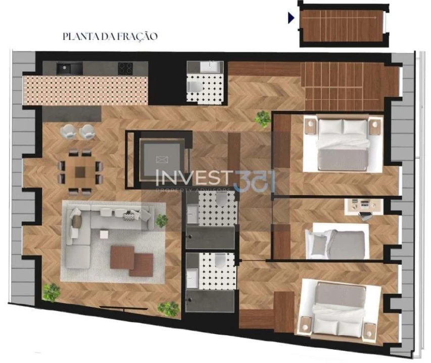 Apartamento T3 para Venda em Cedofeita, Santo Ildefonso, Sé, Miragaia, São Nicolau e Vitória Foto 17