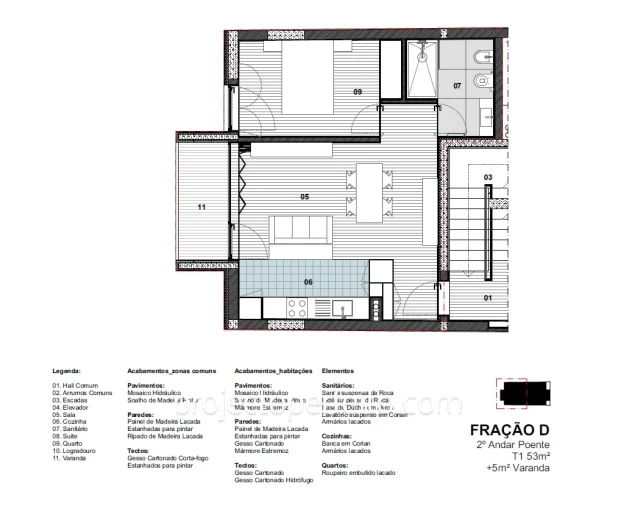 Apartamento T1 para Venda em Espinho Foto 15