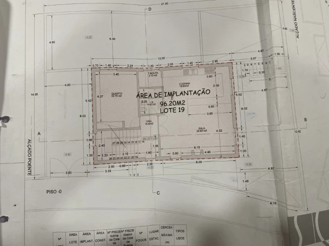 Moradia T4 para Venda em Castelo Branco Planta 1