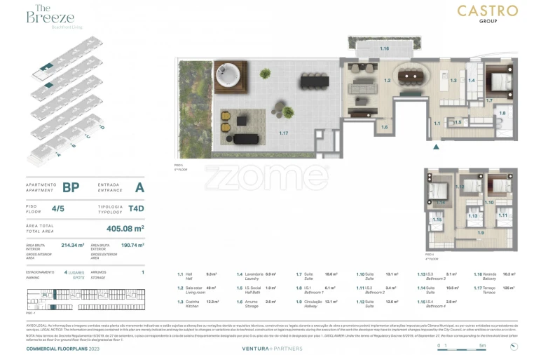 Apartamento T4 para Venda em Canidelo Foto 38