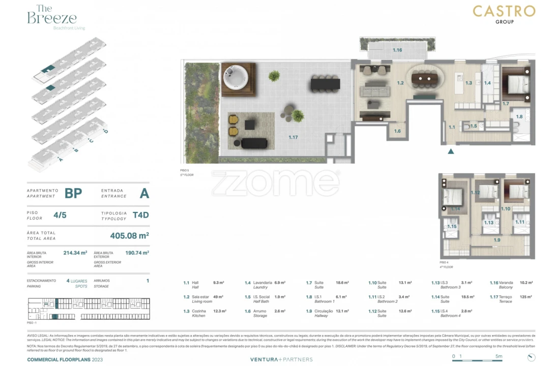 Apartamento T4 para Venda em Canidelo Foto 38