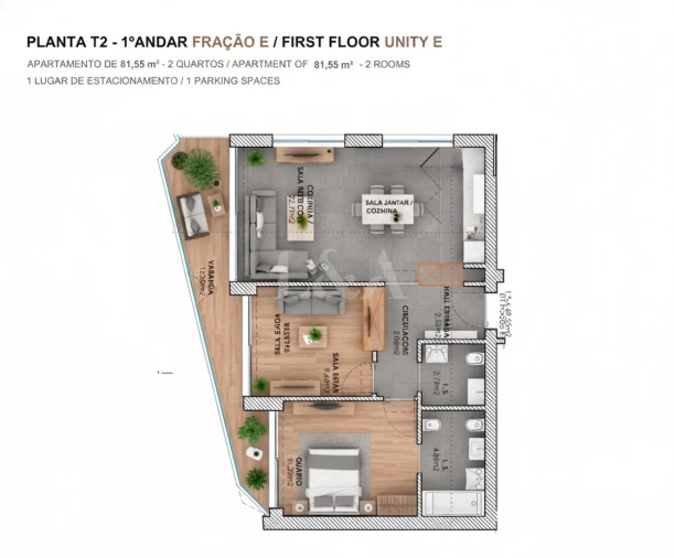 Apartamento T2 para Venda em Tavira (Santa Maria e Santiago)