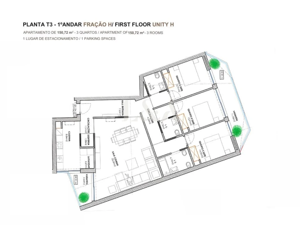 Apartamento T3 para Venda em Tavira (Santa Maria e Santiago) Foto 3