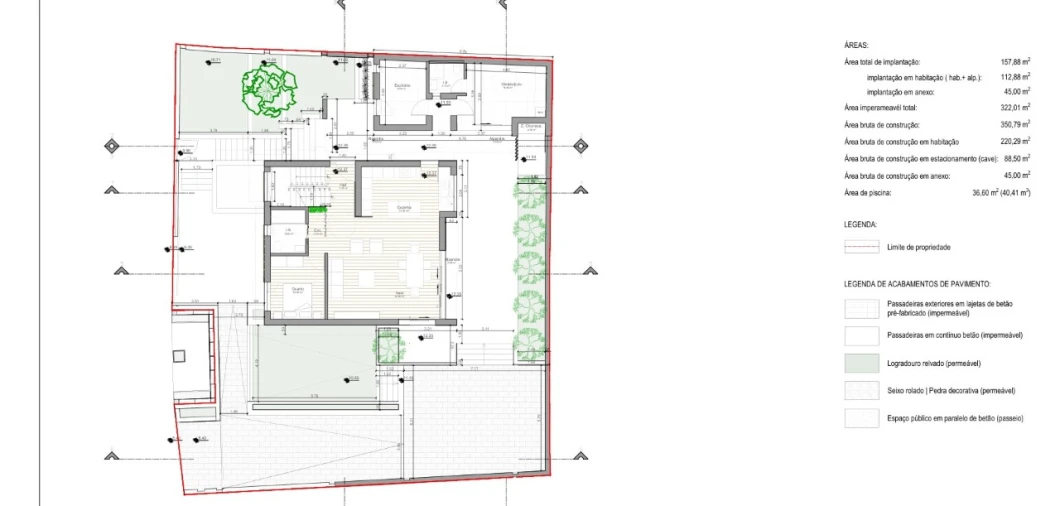 Moradia T4 para Venda em Aradas Planta 1