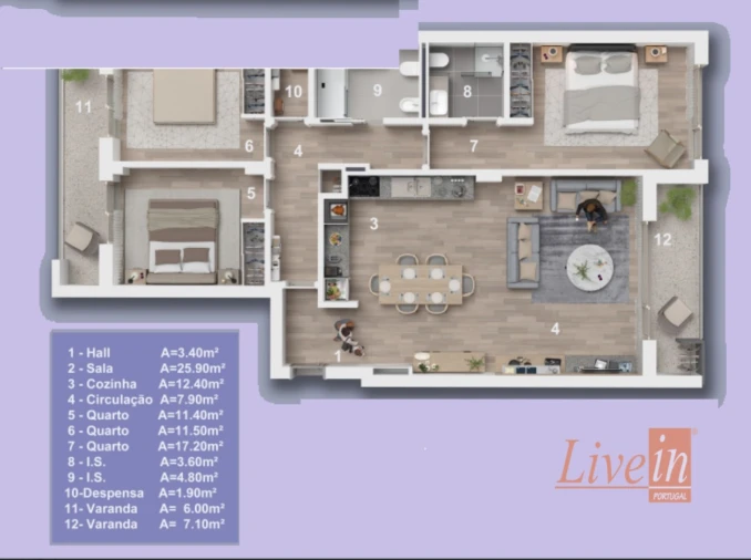 Apartamento T3 para Venda em Mafra Foto 23