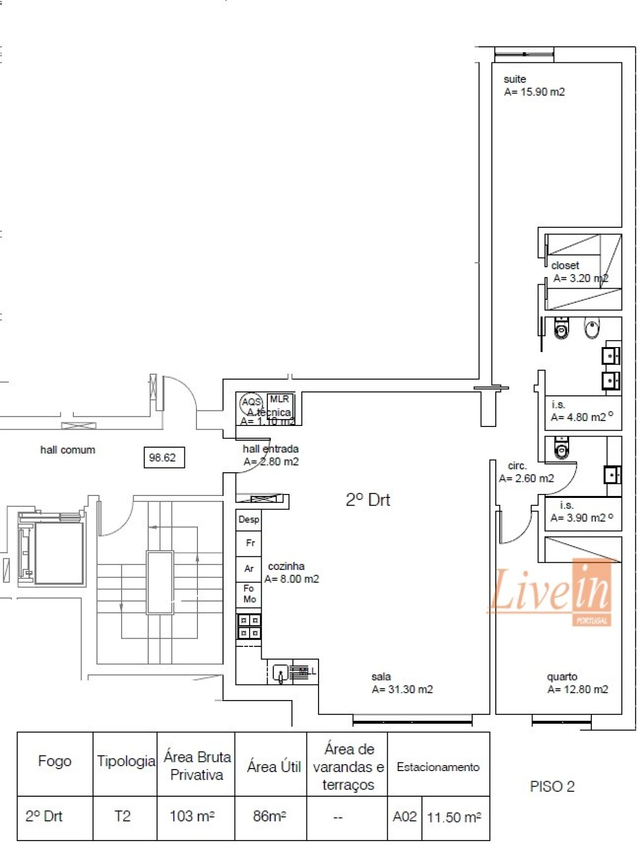 Apartamento T2 para Venda em Ericeira Foto 32
