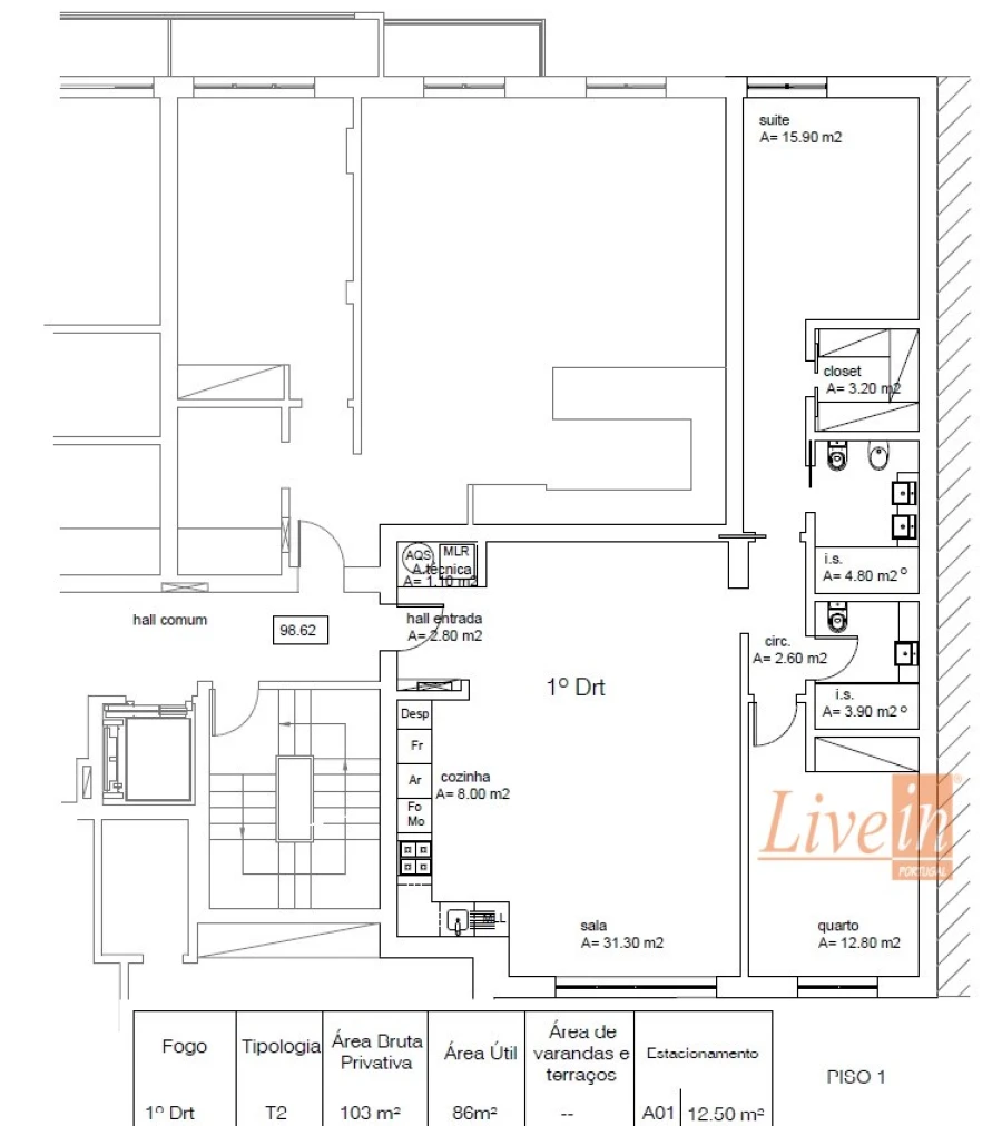 Apartamento T2 para Venda em Ericeira Foto 30
