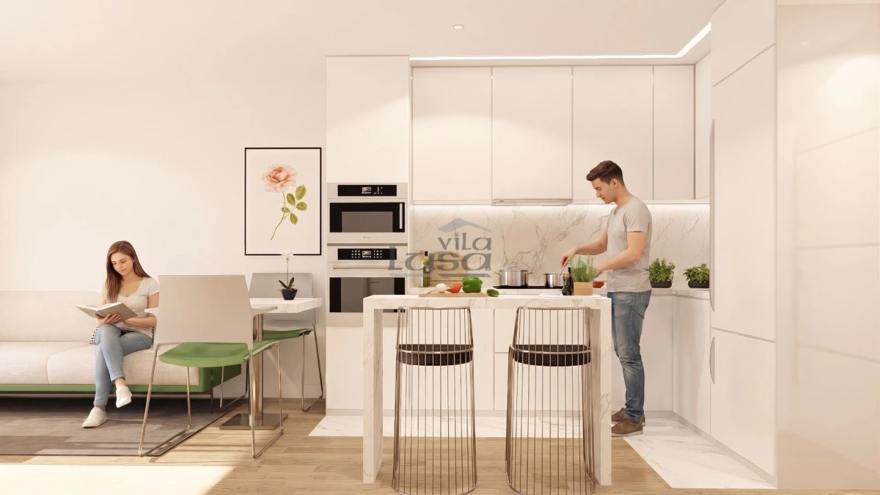 Apartamento T1 para Venda em Mafamude e Vilar do Paraíso Foto 2