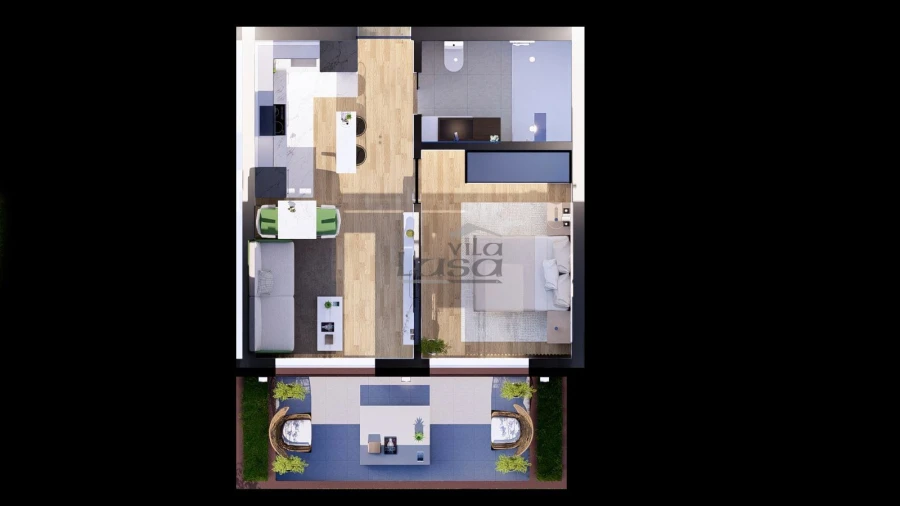 Apartamento T1 para Venda em Mafamude e Vilar do Paraíso Foto 16