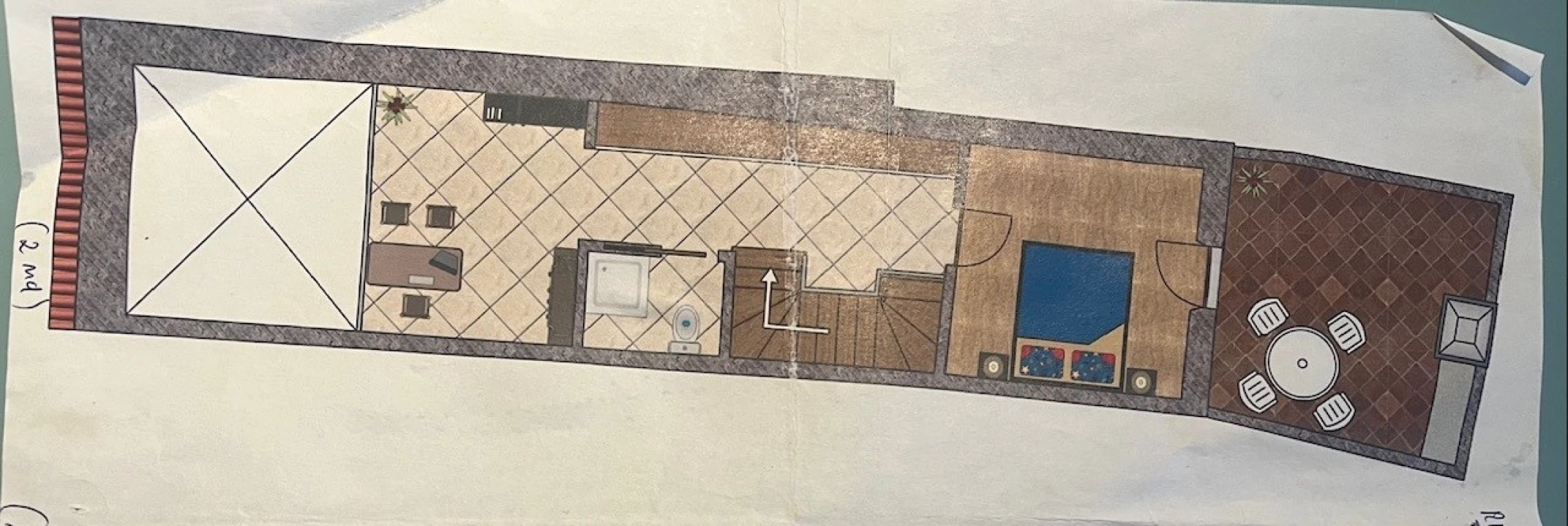 Apartamento T2 para Venda em Tavira (Santa Maria e Santiago) Planta 2