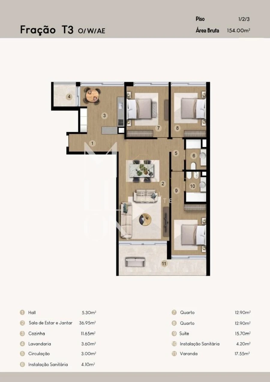 Apartamento T3 para Venda em Camara de Lobos Foto 12