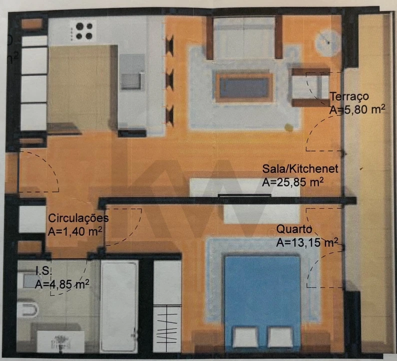 Apartamento T1 para Venda em Seixal, Arrentela e Aldeia de Paio Pires Foto 21