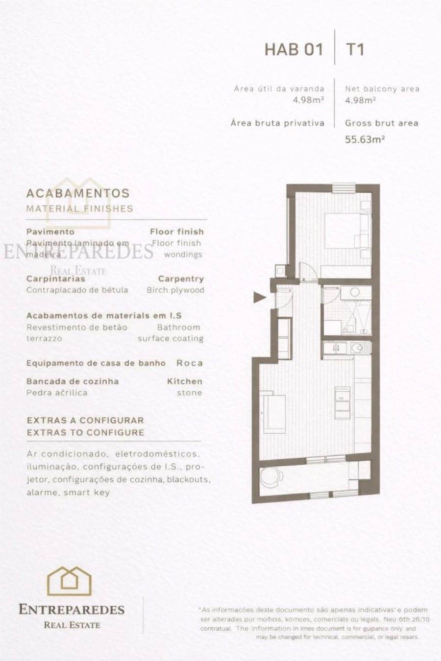 Apartamento T1 para Venda em Santa Marinha e São Pedro da Afurada Foto 13
