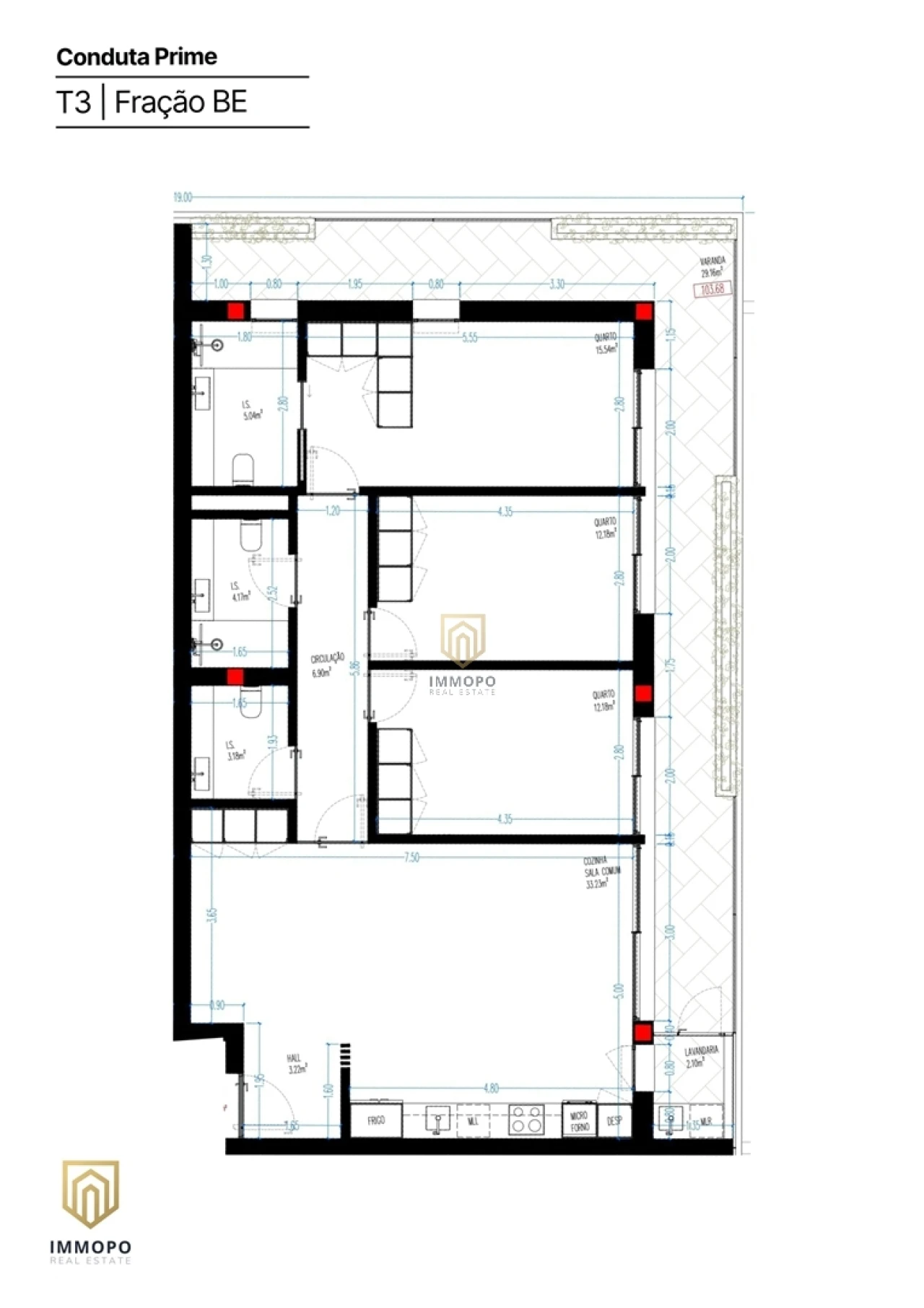 Apartamento T3 para Venda em Rio Tinto Foto 13