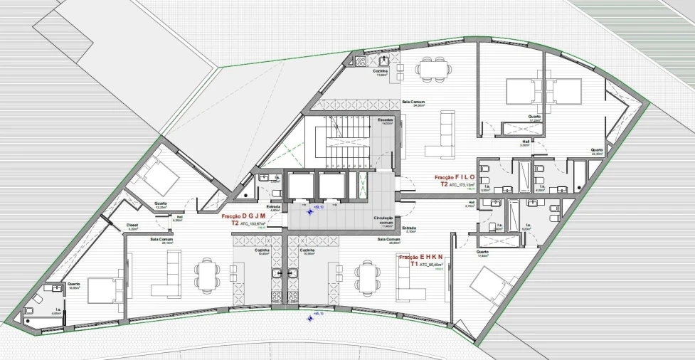 Apartamento T2 para Venda em Mafamude e Vilar do Paraíso Foto 12