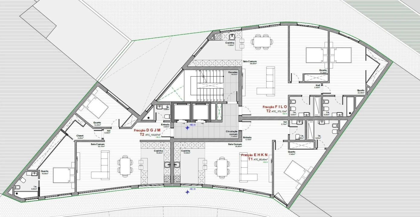 Apartamento T2 para Venda em Mafamude e Vilar do Paraíso Foto 12