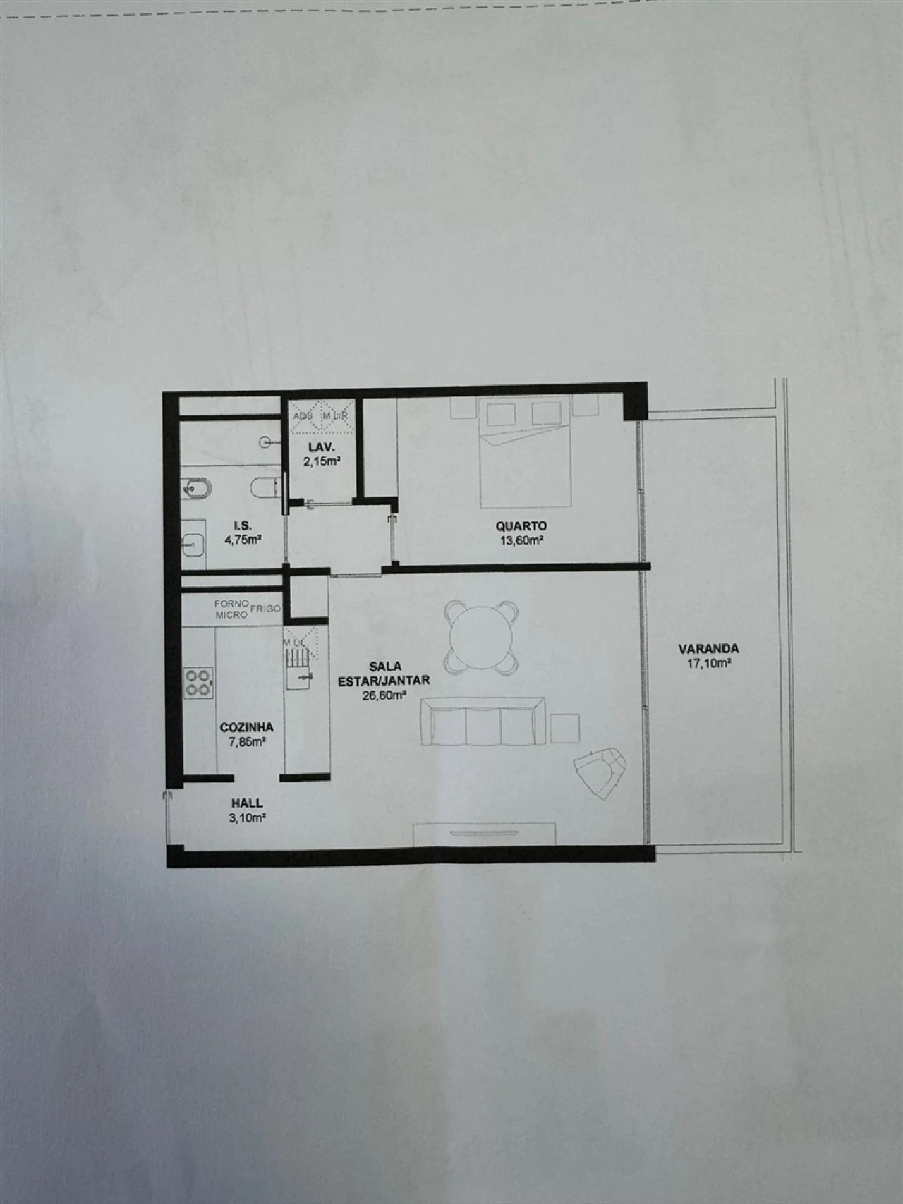 Apartamento T1 para Venda em Olhão Foto 17
