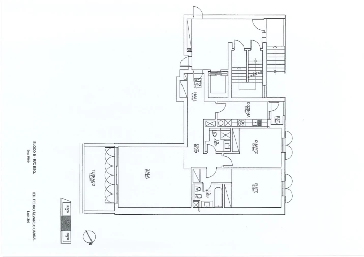 Apartamento T2 para Venda em Lagos (São Sebastião e Santa Maria) Planta 1