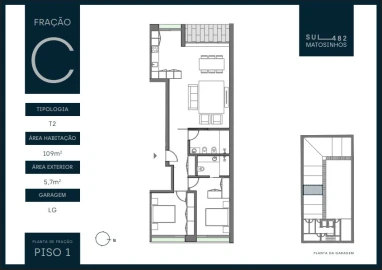 Apartamento T2 para Venda em Matosinhos e Leça da Palmeira