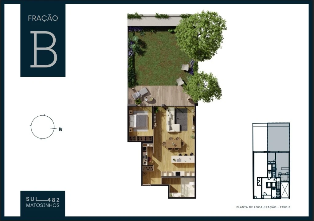 Apartamento T1 para Venda em Matosinhos e Leça da Palmeira Planta 2