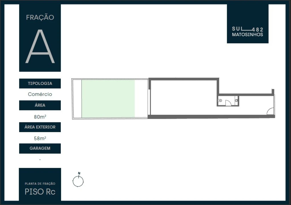 Loja para Venda em Matosinhos e Leça da Palmeira Planta 2