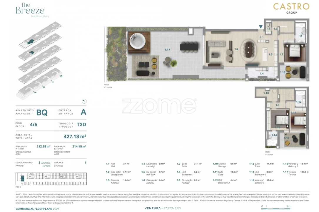 Apartamento T3 para Venda em Canidelo Foto 38