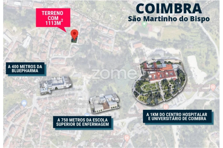 Terreno para Venda em São Martinho do Bispo e Ribeira de Frades Foto 6