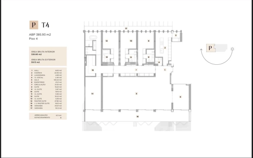 Apartamento T4 para Venda em Algés, Linda-A-Velha e Cruz Quebrada-Dafundo Foto 22