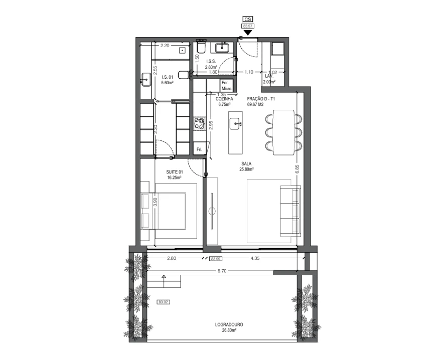 Apartamento T1 para Venda em Funchal (Santa Luzia) Foto 8