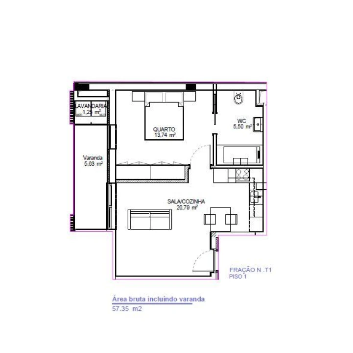 Apartamento T1 para Venda em Bonfim Foto 16
