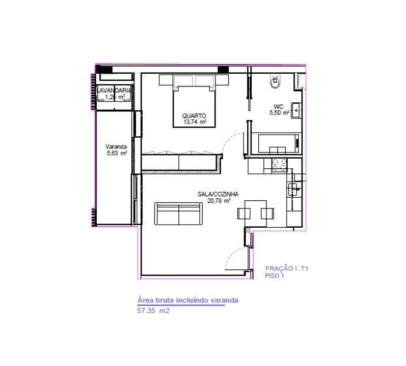 Apartamento T1 para Venda em Bonfim Foto 18