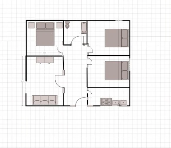 Apartamento T3 para Arrendamento em Malagueira e Horta das Figueiras Planta 1