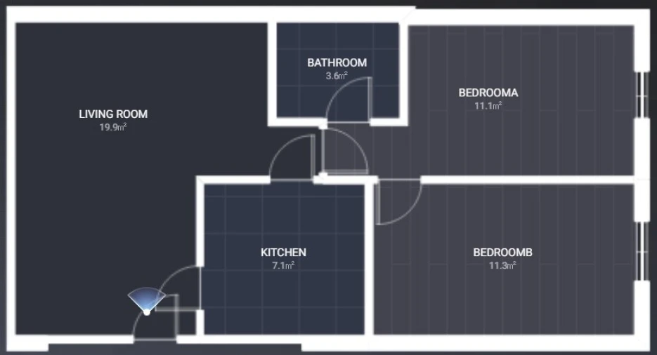 Apartamento T2 para Venda em Quarteira Planta 1