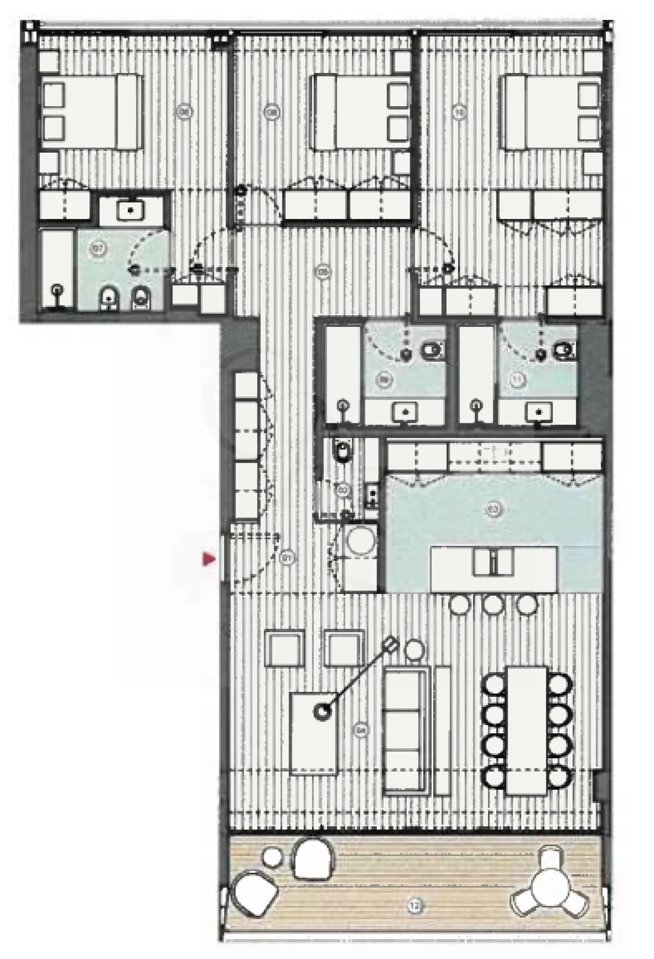 Apartamento T3 para Venda em Santo António Foto 35