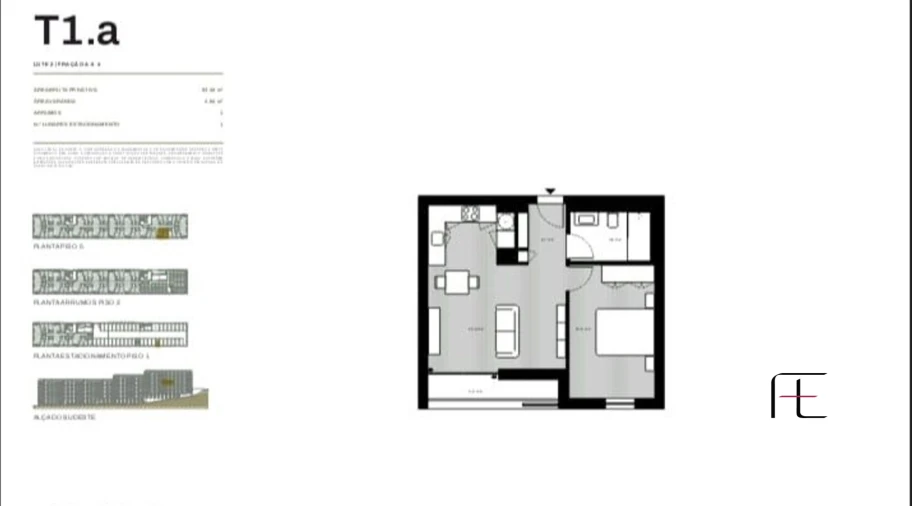 Apartamento T1 para Venda em Rio Tinto Foto 11