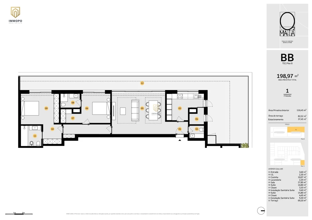 Apartamento T2 para Venda em Cidade da Maia Foto 29