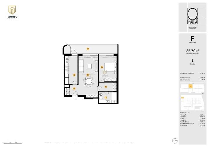 Apartamento T0 para Venda em Cidade da Maia Foto 29