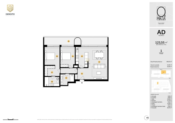 Apartamento T2 para Venda em Cidade da Maia Foto 29