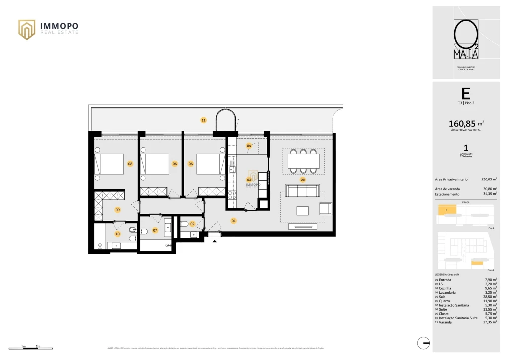 Apartamento T3 para Venda em Cidade da Maia Foto 29