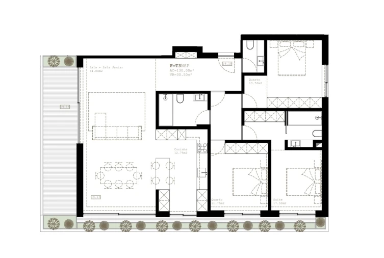 Apartamento T3 para Venda em São Felix da Marinha Foto 13