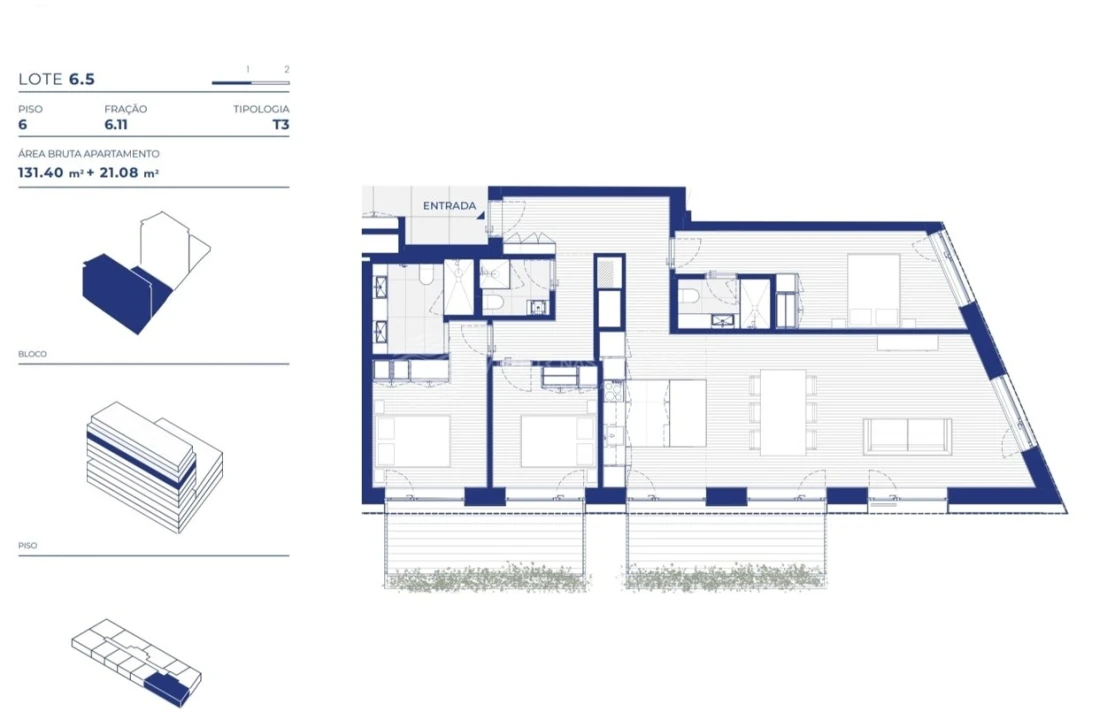 Apartamento T3 para Venda em Campanhã Foto 34