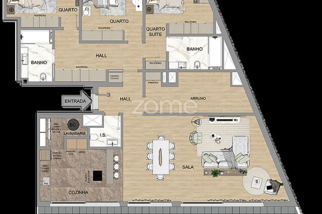 Apartamento T4 para Venda em Mafamude e Vilar do Paraíso Foto 20