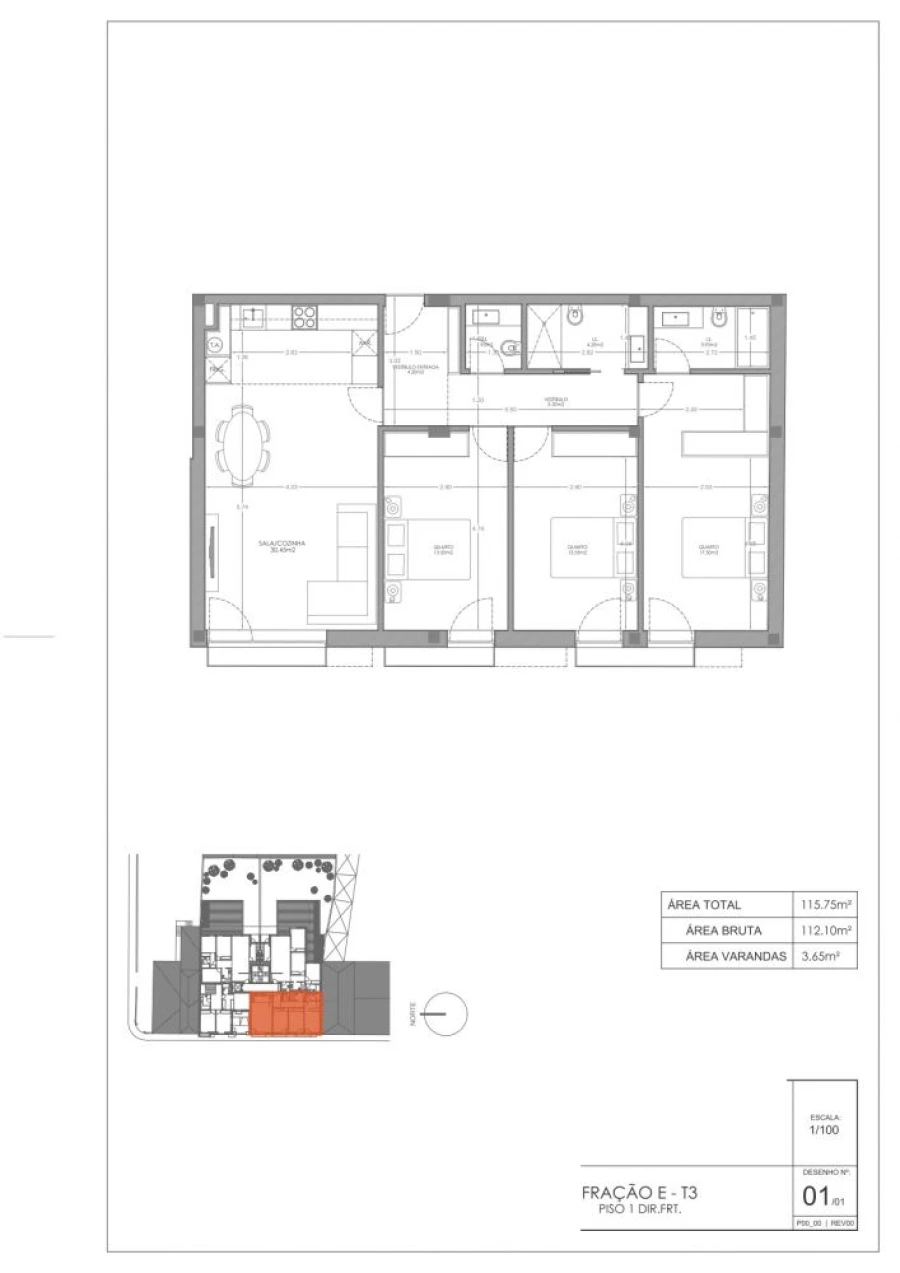 Apartamento T3 para Venda em Campanhã Foto 44