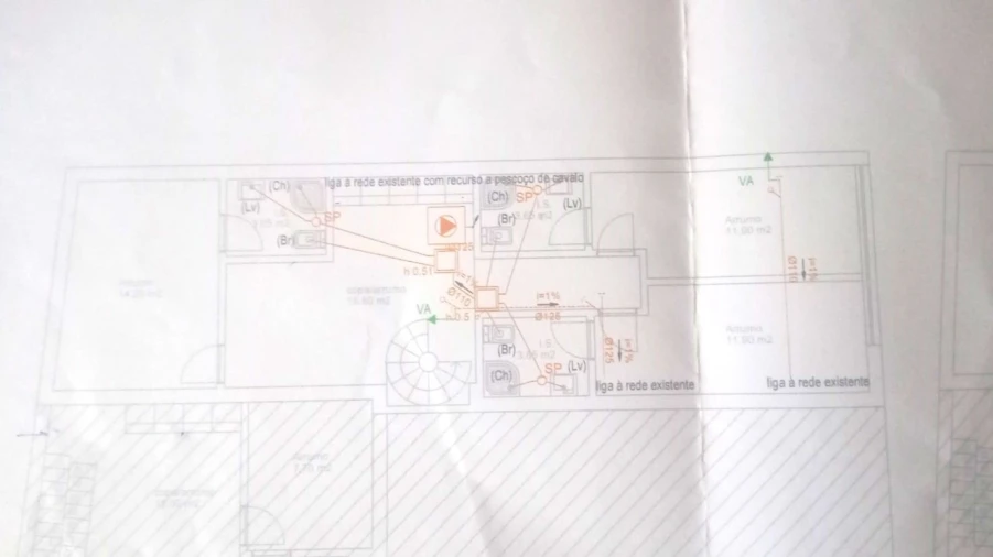 Apartamento T5 para Venda em Glória e Vera Cruz Planta 2