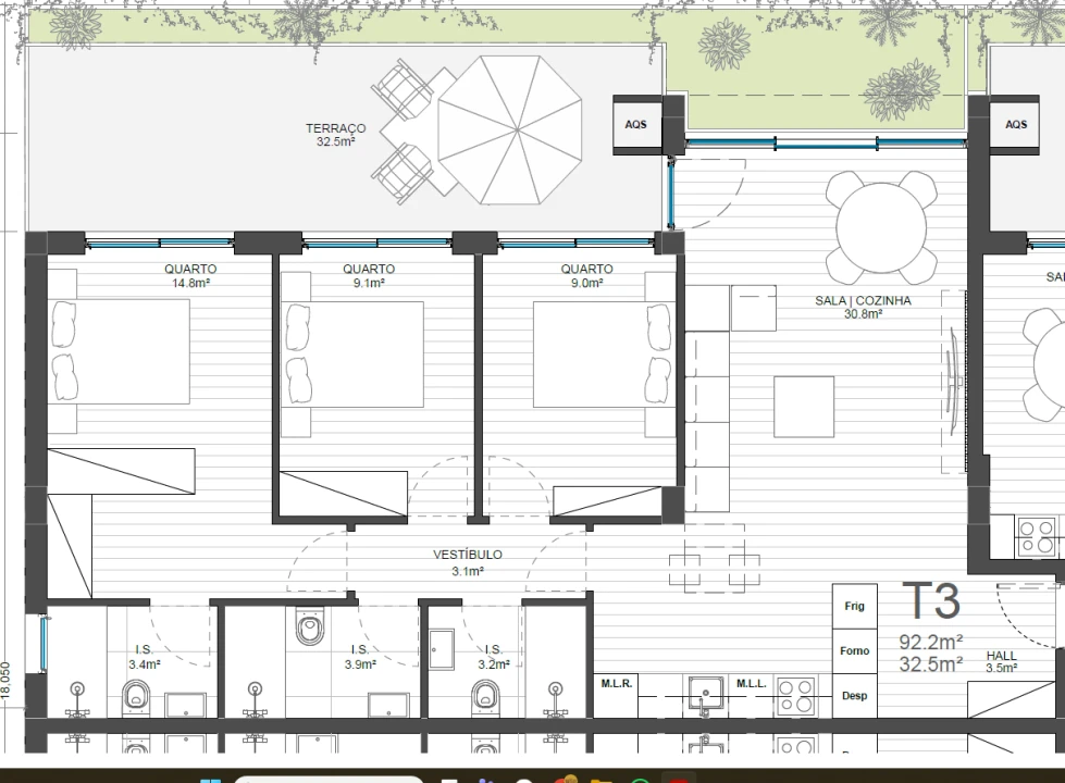 Apartamento T3 para Venda em Cidade da Maia Foto 10