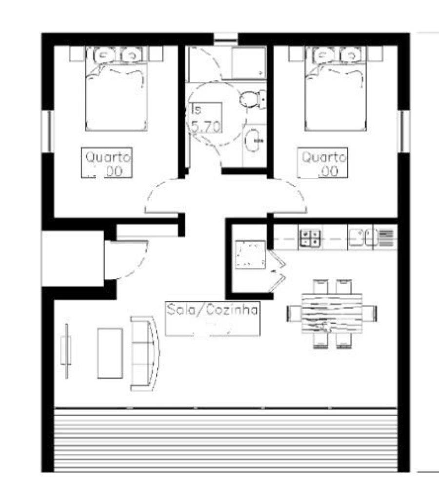 Moradia T2 para Venda em São Bernardo Foto 15