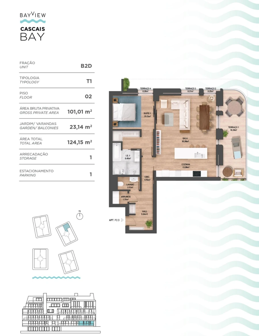 Apartamento T1 para Venda em Cascais e Estoril Foto 9