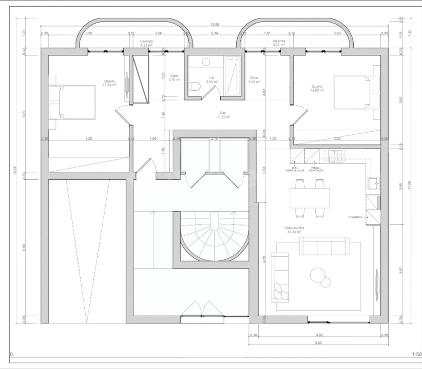 Apartamento T2 para Venda em Santa Clara e Castelo Viegas Foto 14