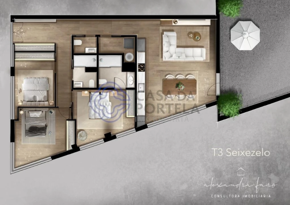 Apartamento T3 para Venda em Pedroso e Seixezelo Foto 1